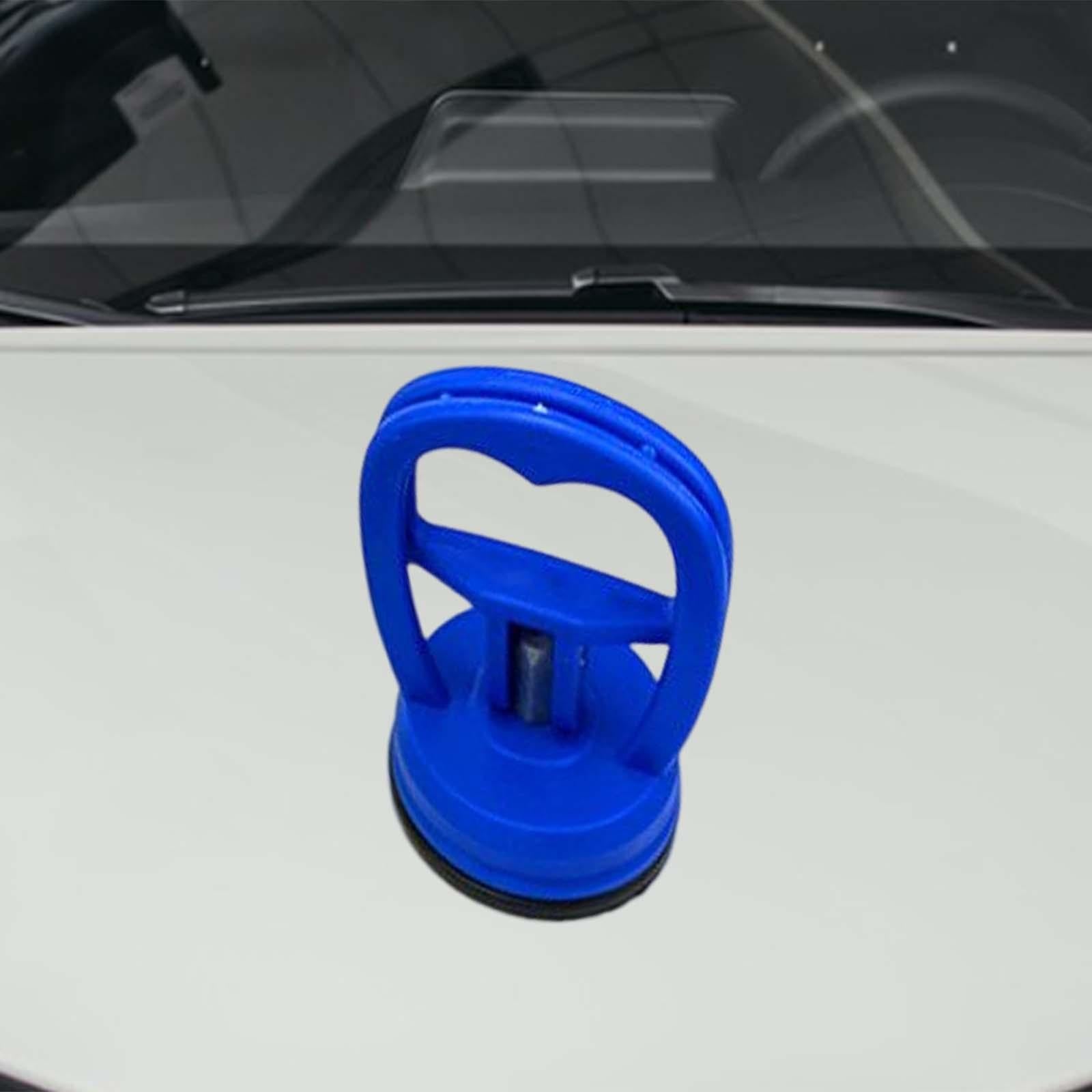 3xSuction Cup Dent Puller Powerful Handle Lifter for Car Body Dent Mirror Blue