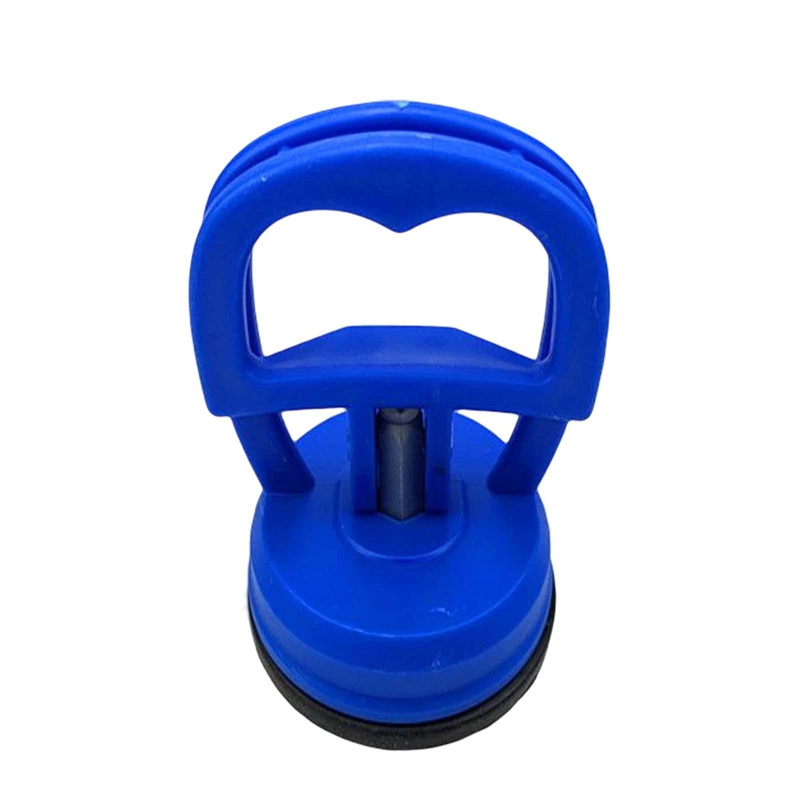 2xSuction Cup Dent Puller Powerful Handle Lifter for Car Body Dent Mirror Blue OPP Bag