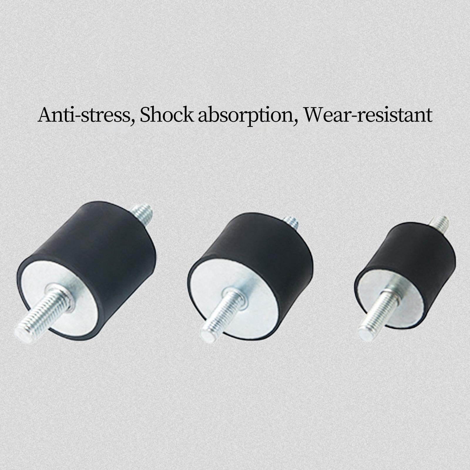 4x4x Rubber Studs Shock Absorber Buffers for Water Pumps Gasoline Engines 20x15 M6