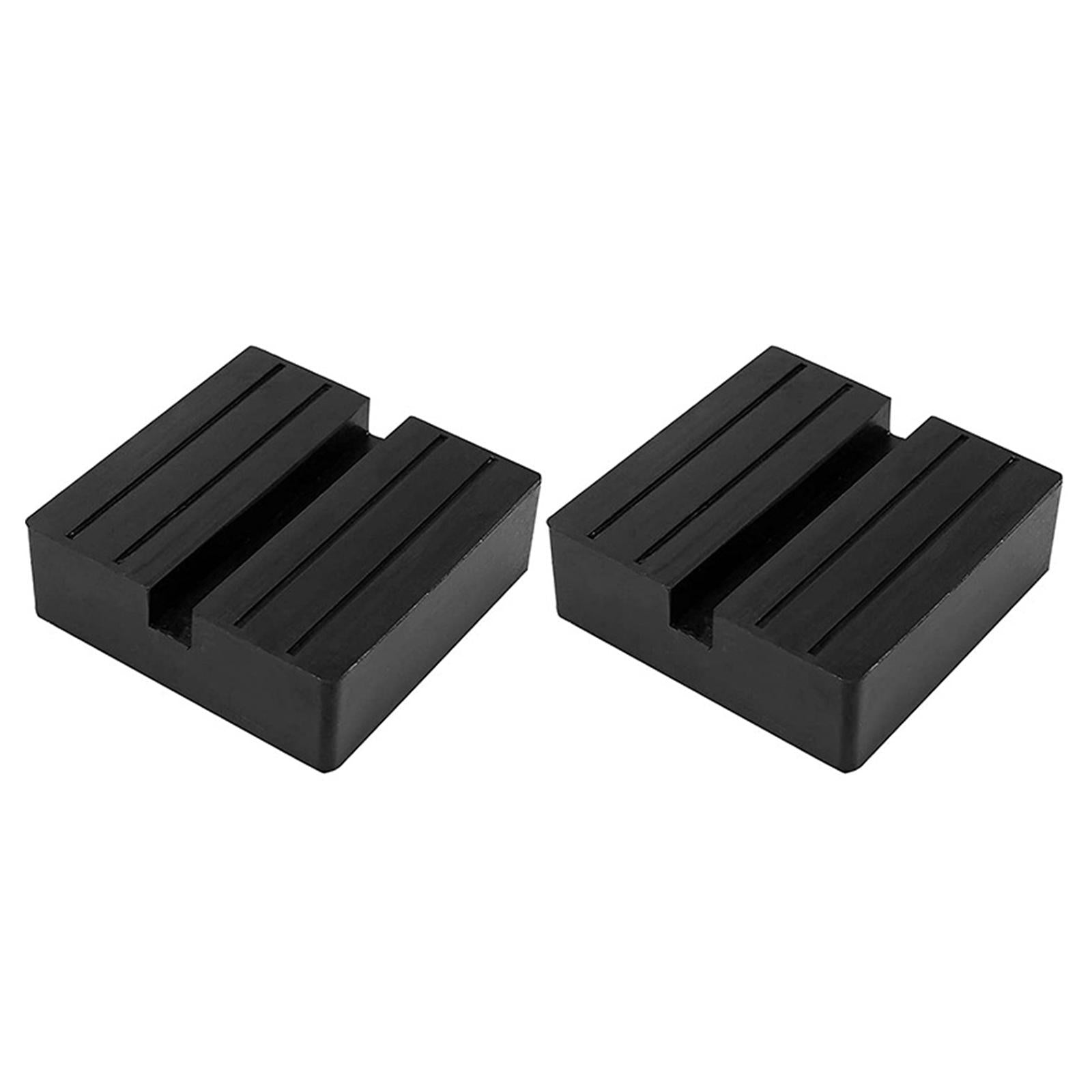 4xCar Jack Rubber Pad Universal Automotive Rail Pinch Weld Adapter Accessory