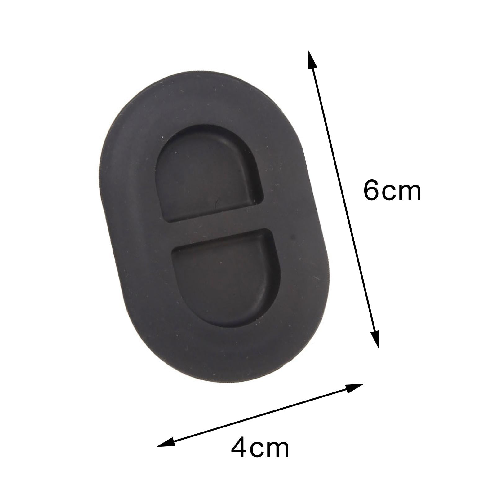 2x4 Pieces Floor Pan Drain Plugs Replace Black for Jeep Wrangler JL 2018+