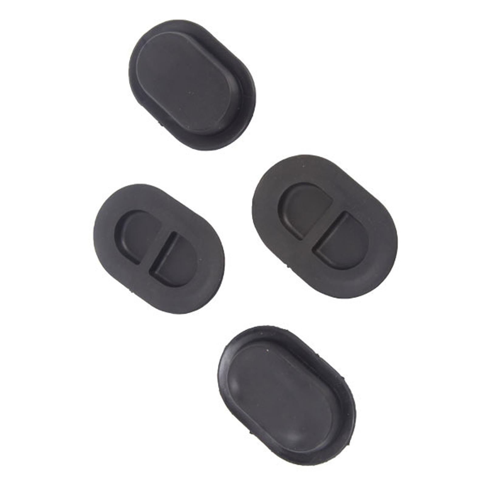 4x4 Pieces Floor Pan Drain Plugs Replace Black for Jeep Wrangler JL 2018+
