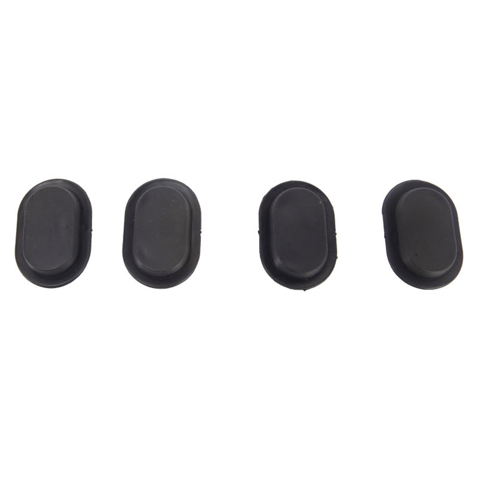4x4 Pieces Floor Pan Drain Plugs Replace Black for Jeep Wrangler JL 2018+