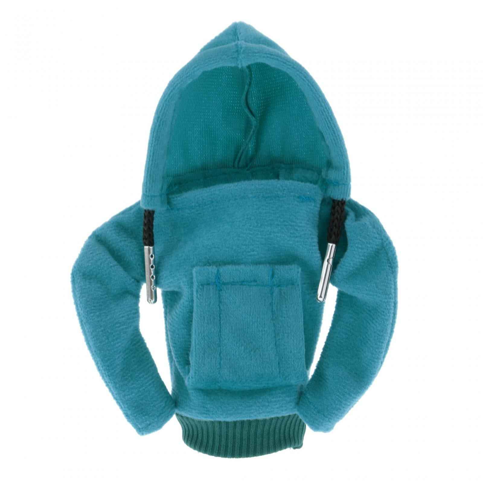 Automotive Gear Shift Knob Cover Funny Hoodie Cool Shifter Knob Hoodie Cover Blue