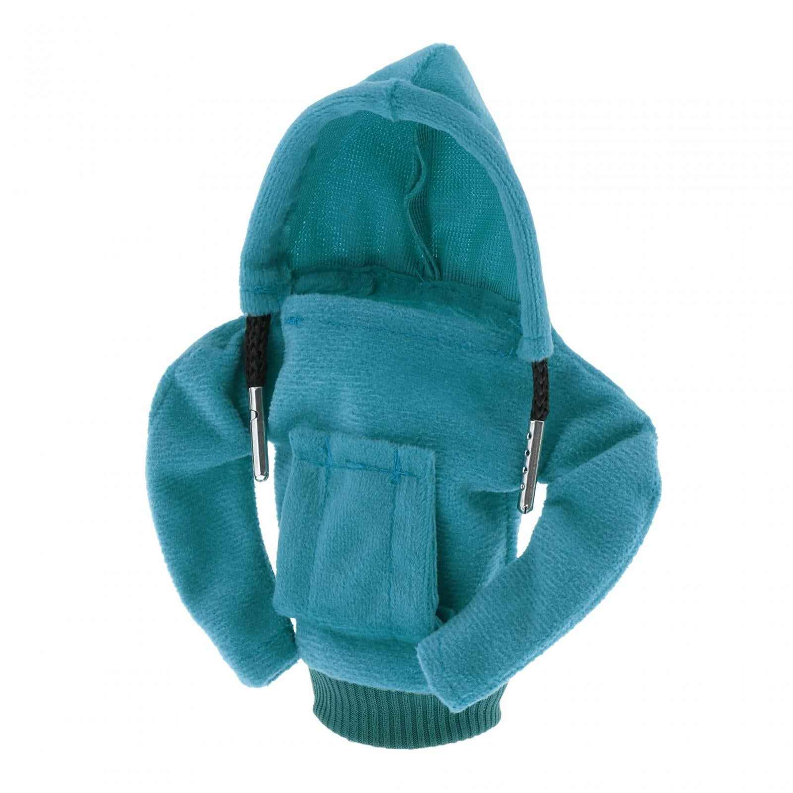 Automotive Gear Shift Knob Cover Funny Hoodie Cool Shifter Knob Hoodie Cover Blue