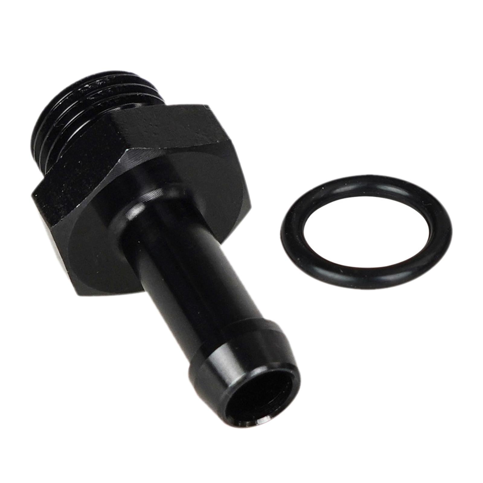 2x6 AN 6AN Male Flare to 5/16 Push on Hose Barb Fitting Fuel Oil Line Adapter"