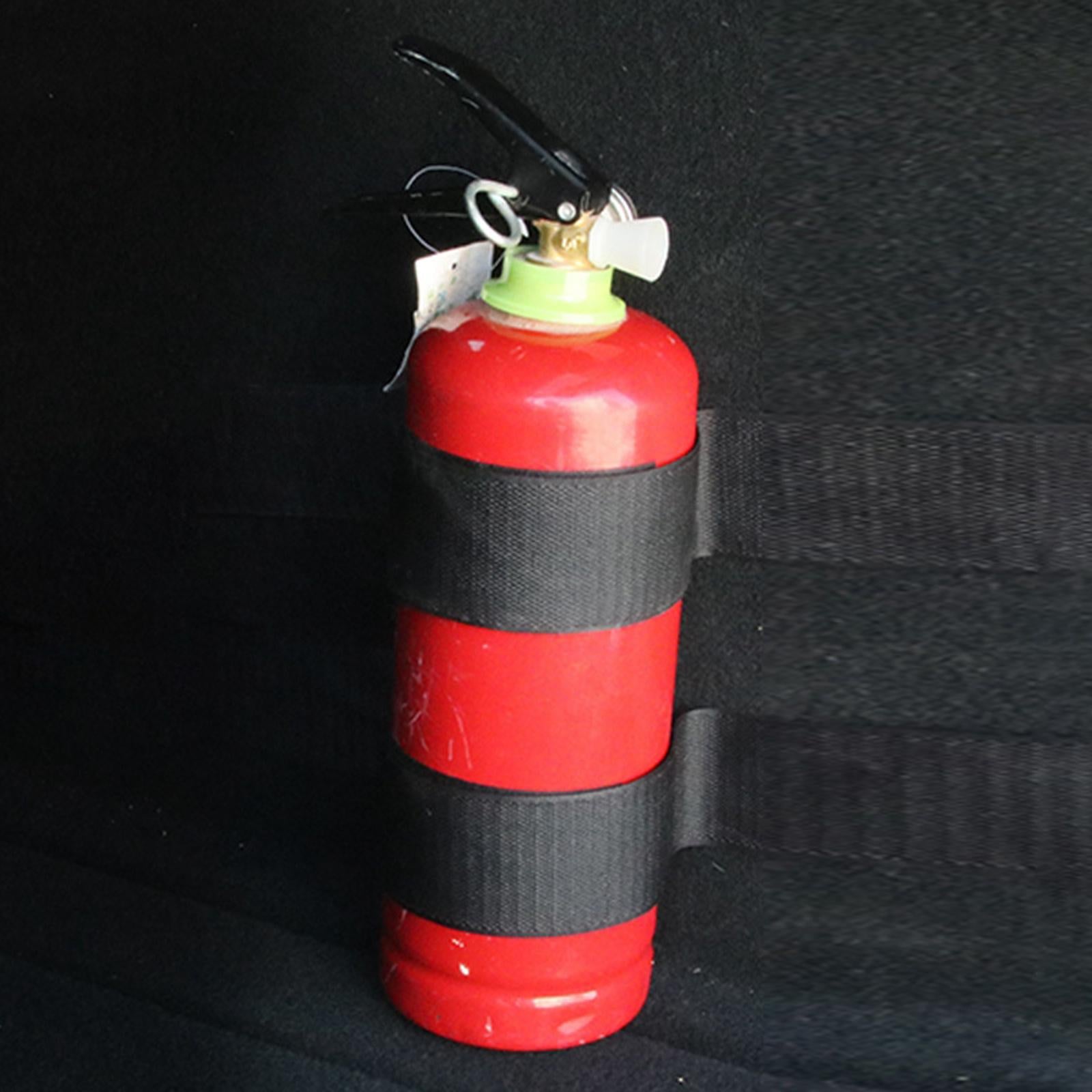 2x4Pcs Fire Extinguisher Mount Strap Adjustable Fire Extinguisher Mount Holder