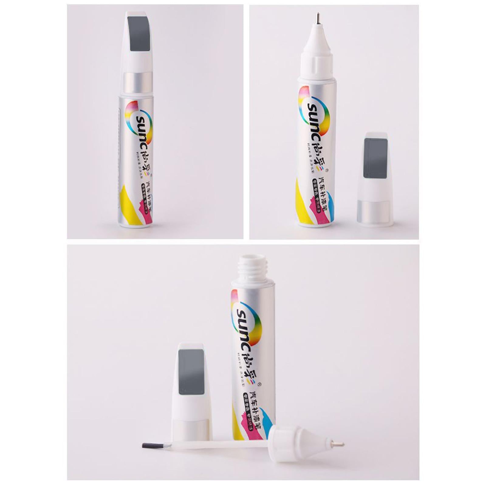 2xCar Touch up Paint Pen Quick Drying 12ml Car Scratch Repair Pen for Byd Grey