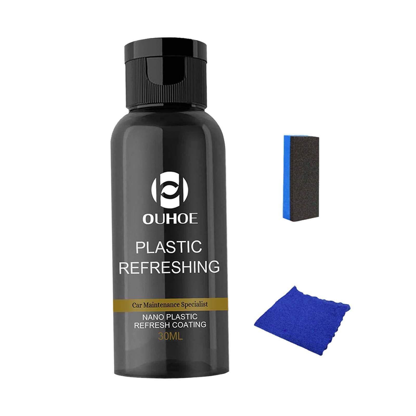 4xCar Plastic Restorer Plastic Revitalizing Coating Agent for Trucks Cars 30ml