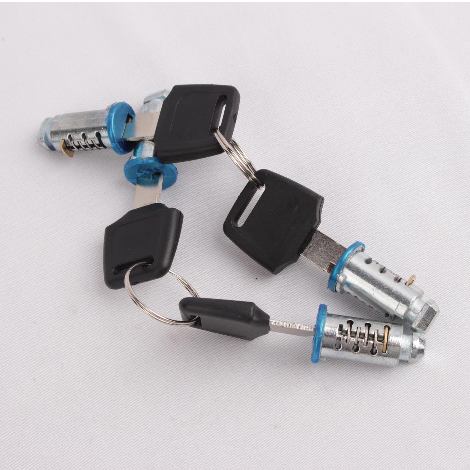 2xCross Bars Locks and Key SUV Professional Parts Car Rack Locks Kit Accessory