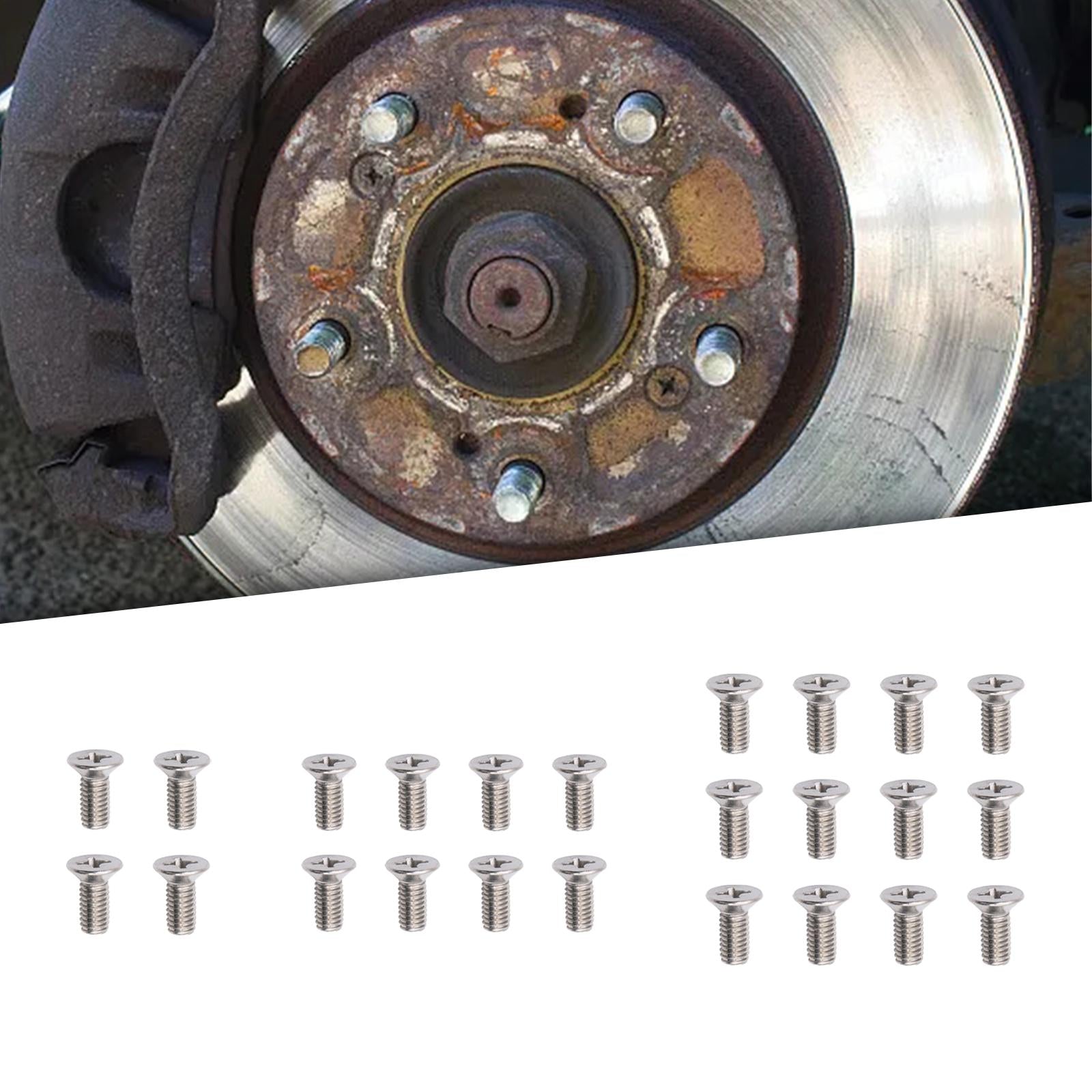 3xBrake Disc Rotor Screw Bolts 93600-06014-0H Hardware Replaces for Honda 4Pcs