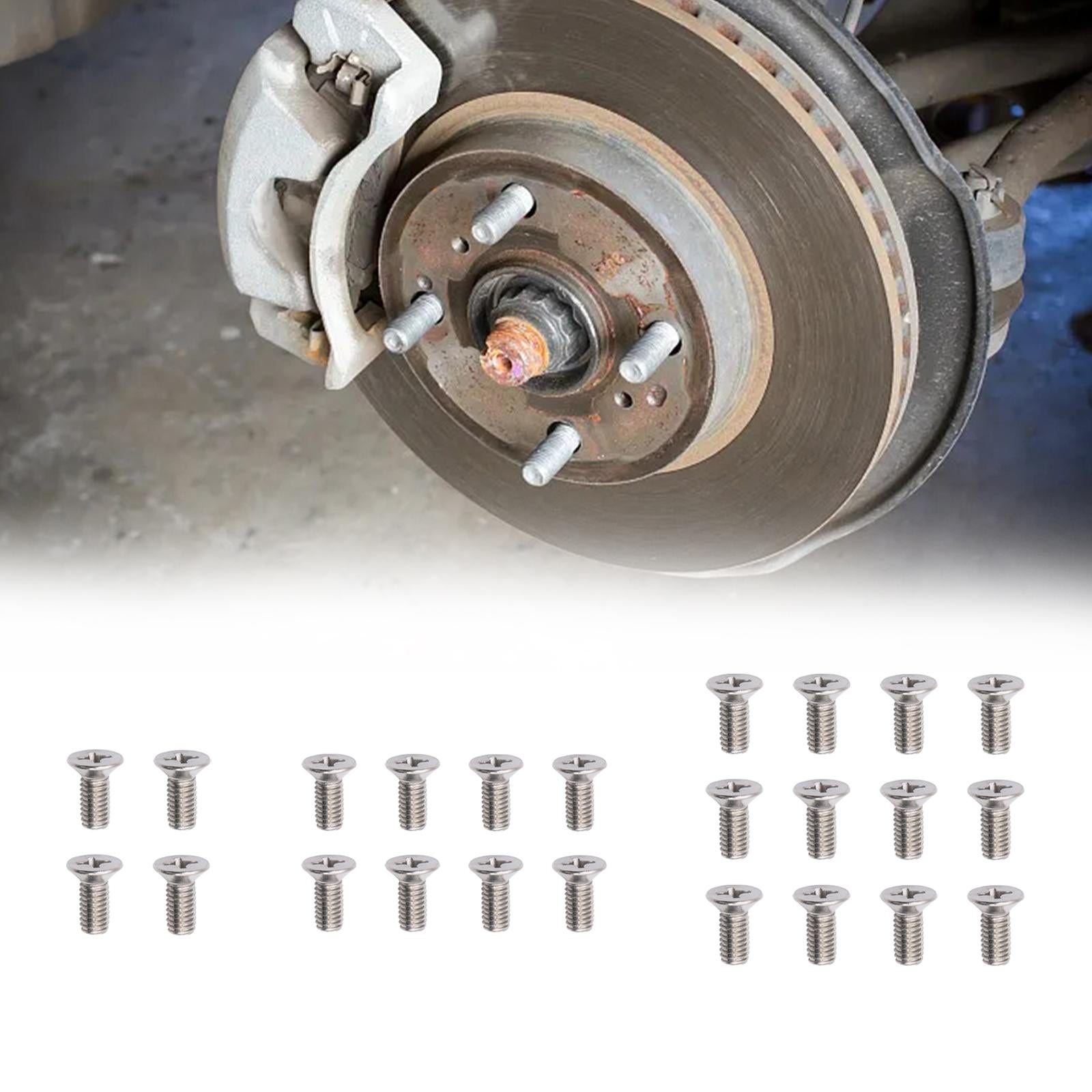 4xBrake Disc Rotor Screw Bolts 93600-06014-0H Hardware Replaces for Honda 4Pcs