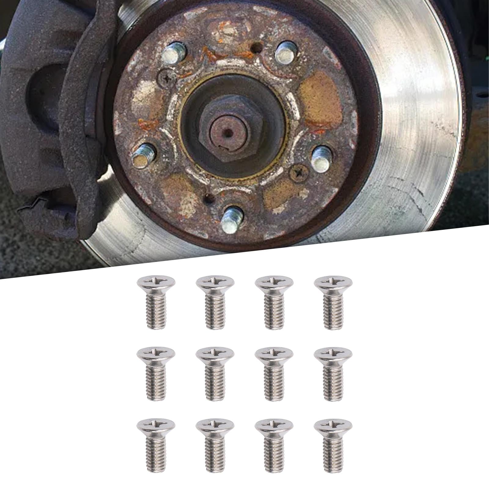 3xBrake Disc Rotor Screw Bolts 93600-06014-0H Hardware Replaces for Honda 12pcs
