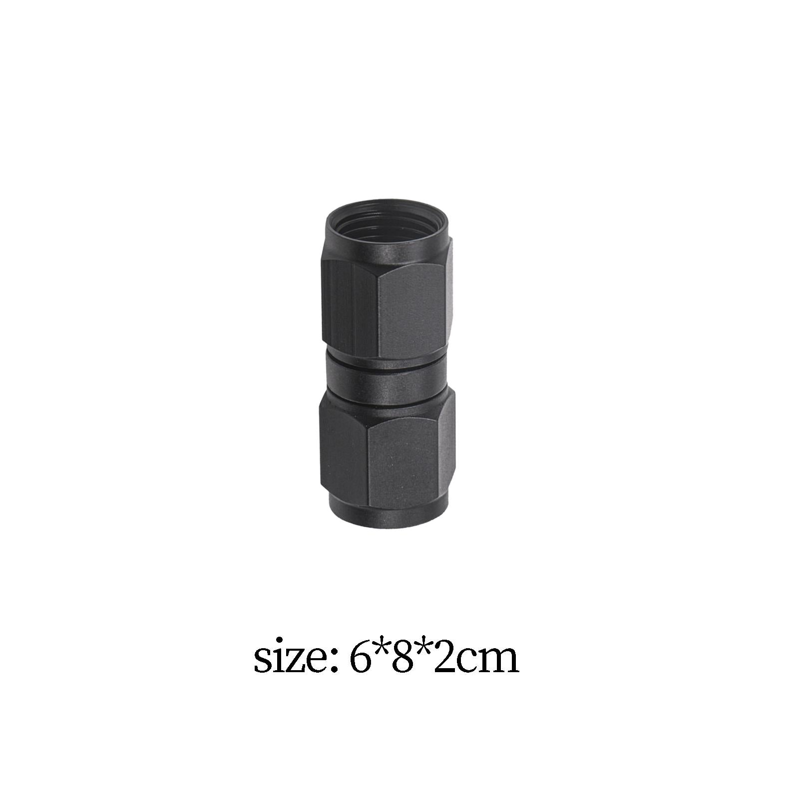 3xFemale to Female Straight Swivel Coupler Anodized Fuel Hose Adapter Fittings AN6