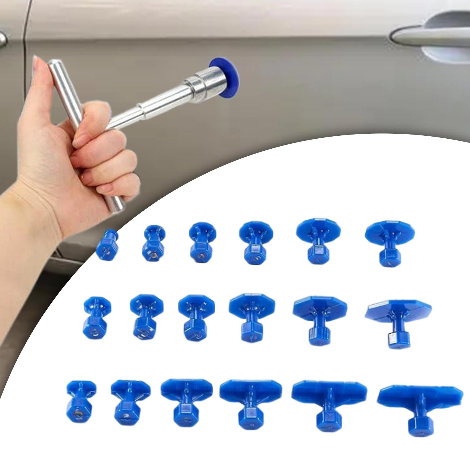 3x18x Dent Puller Glue Tabs Accessory for Automobile Refrigerator Vehicle