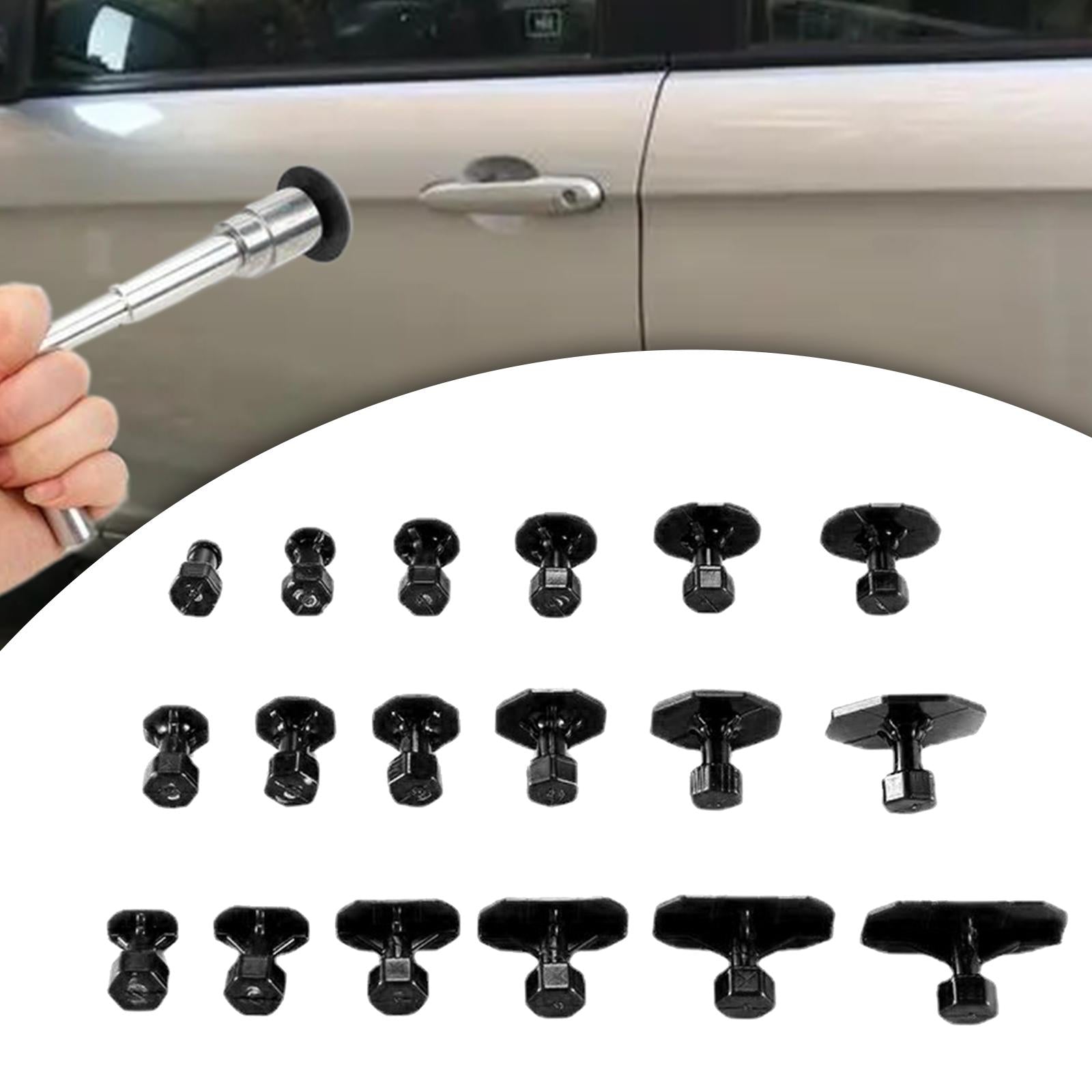 2x18 Pieces Car Dent Puller Portable for Automobile Automotive Hail Dents