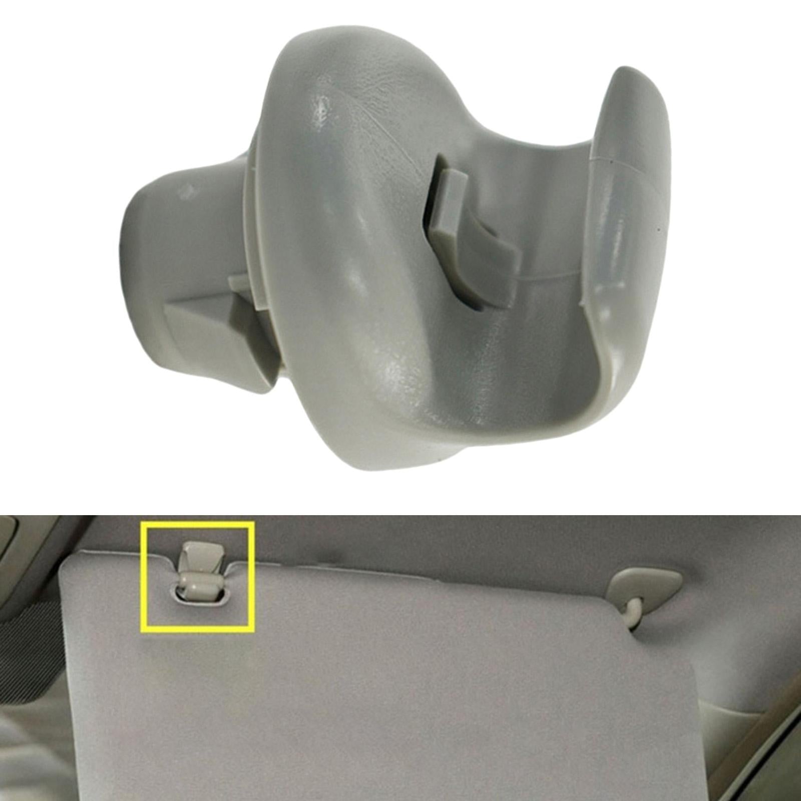 2xSun Visor Clip Gray 96409-bc402 Interior Accessories for Nissan Qashqai
