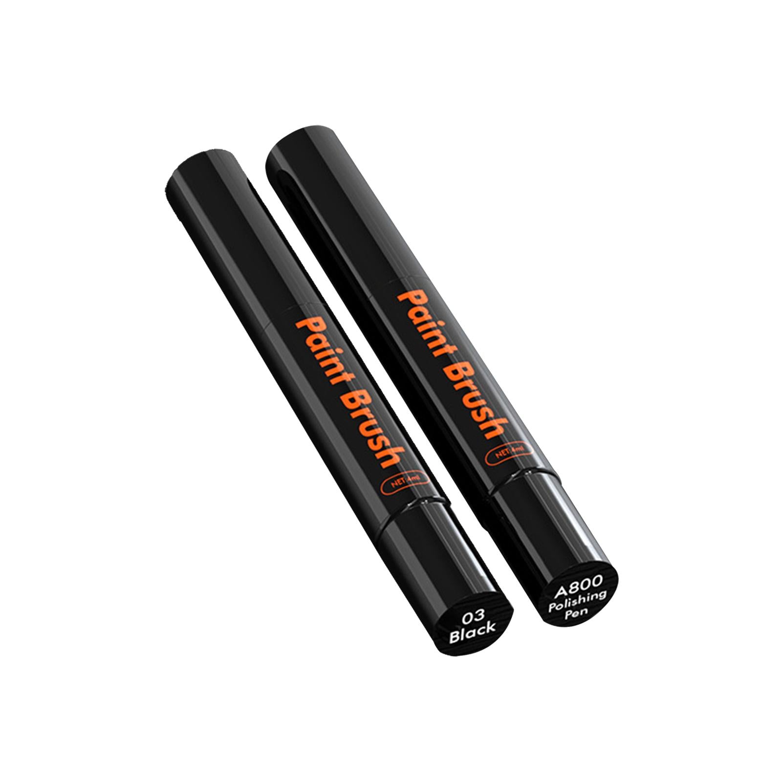 3xTouch up Paint for Cars with Polish Pen Easy Solution Car Scratch Repair Pen Black