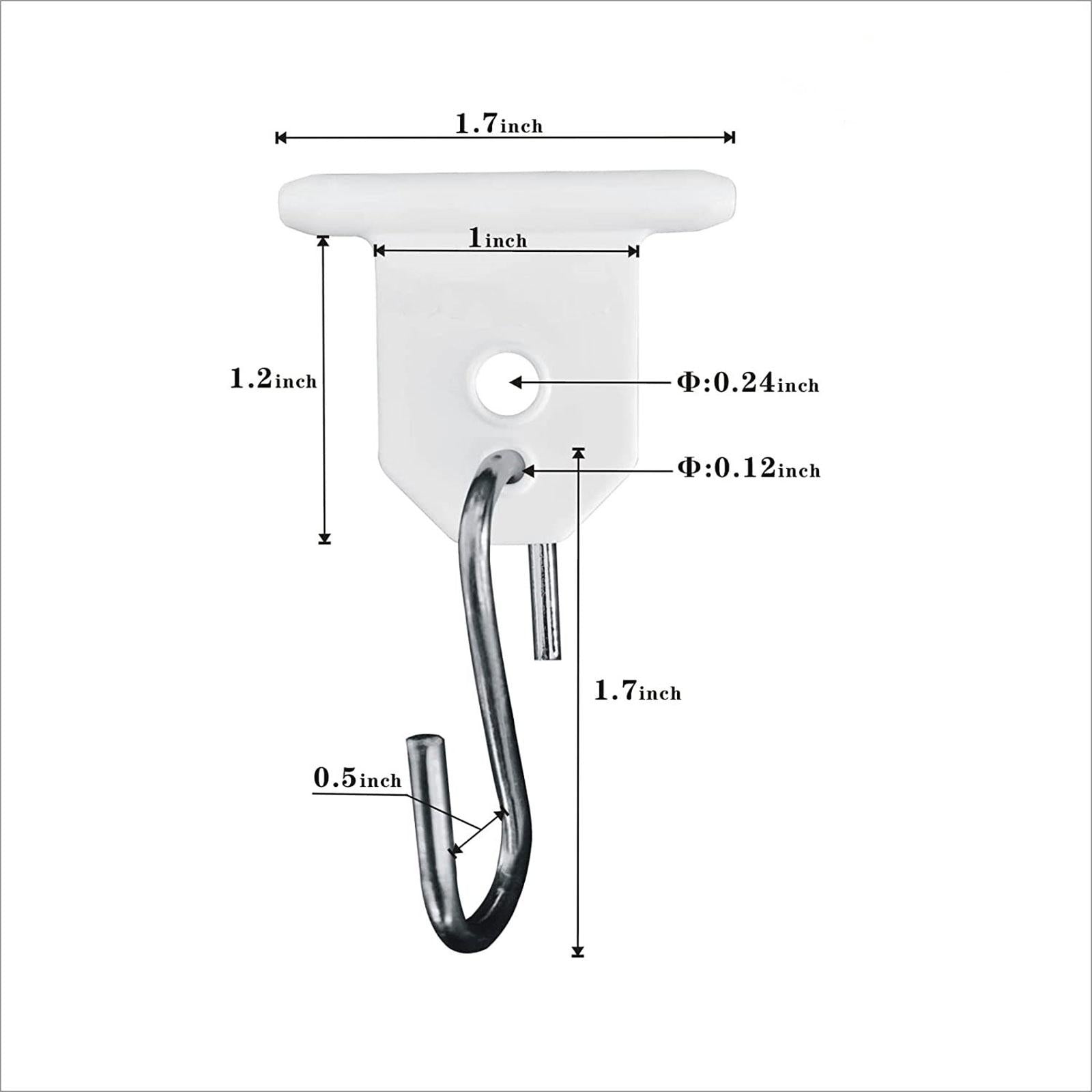4xRV Awning Hooks Awning Clothes Hook for Lights Camping RV Light Hangers