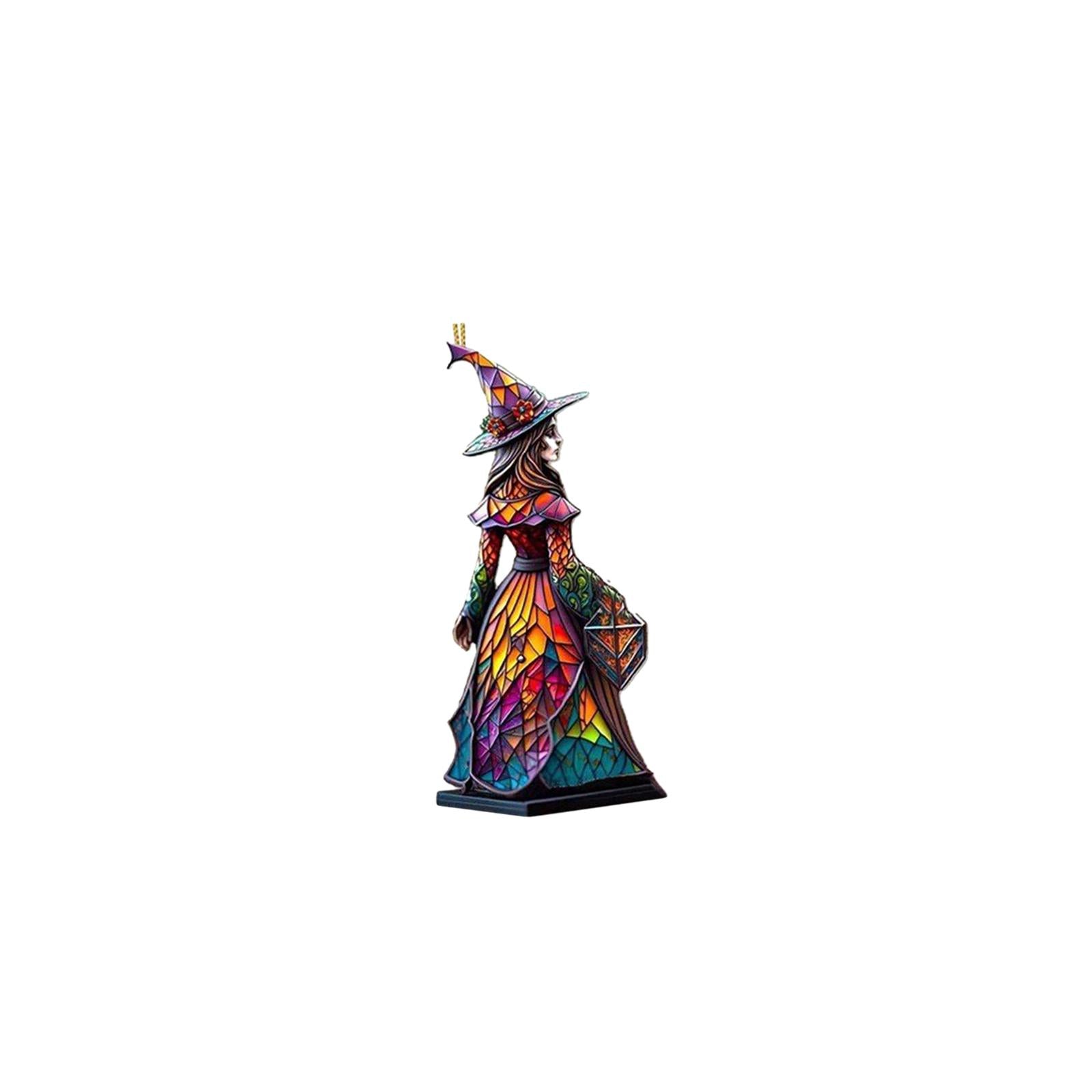 3xDIY Halloween Witch Hanger Photo Props Party Favors Hanging Decor Tree Decor B