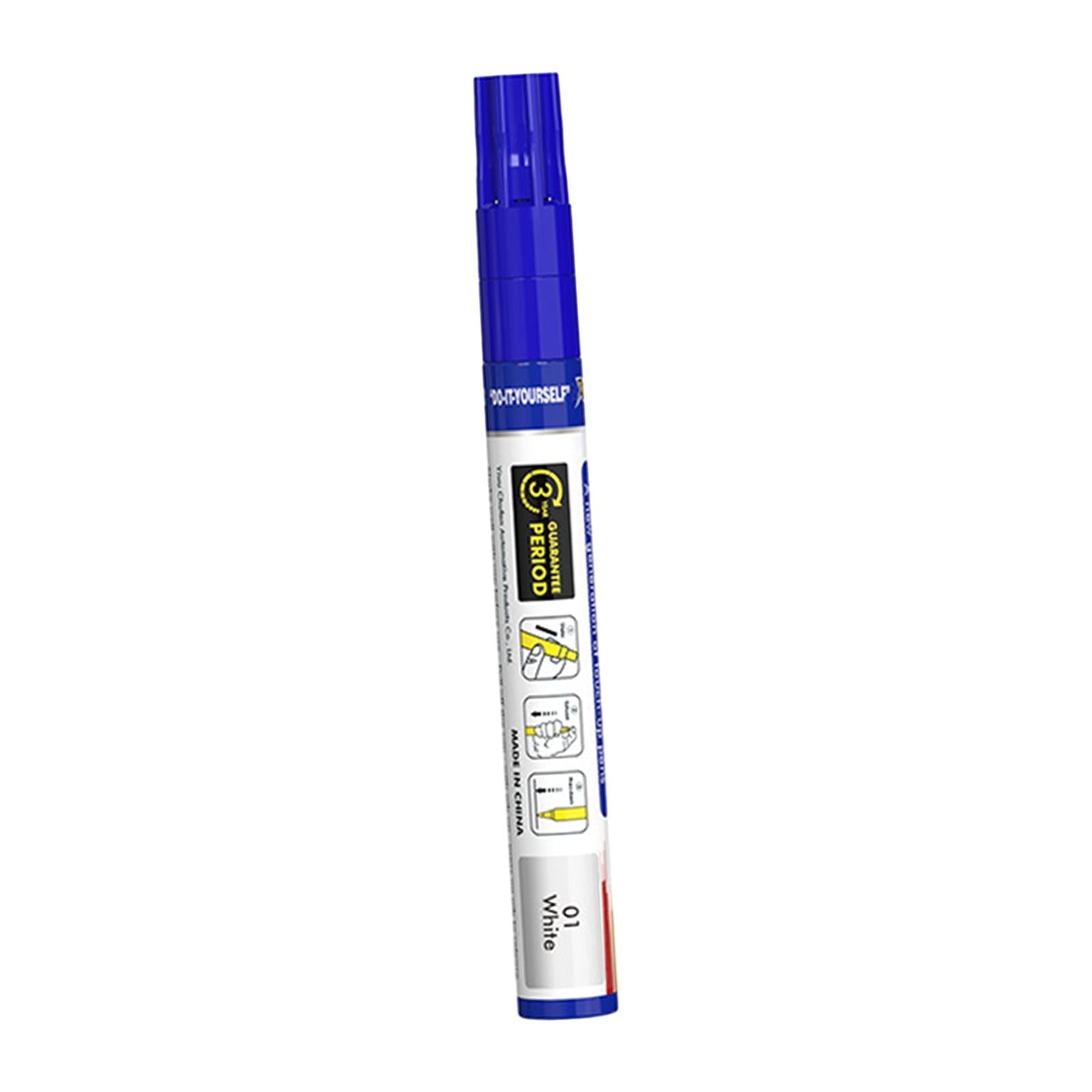 2xCar Touch up Paint Pen Waterproof Supplies Car Scratch Repair Pen Automobile White