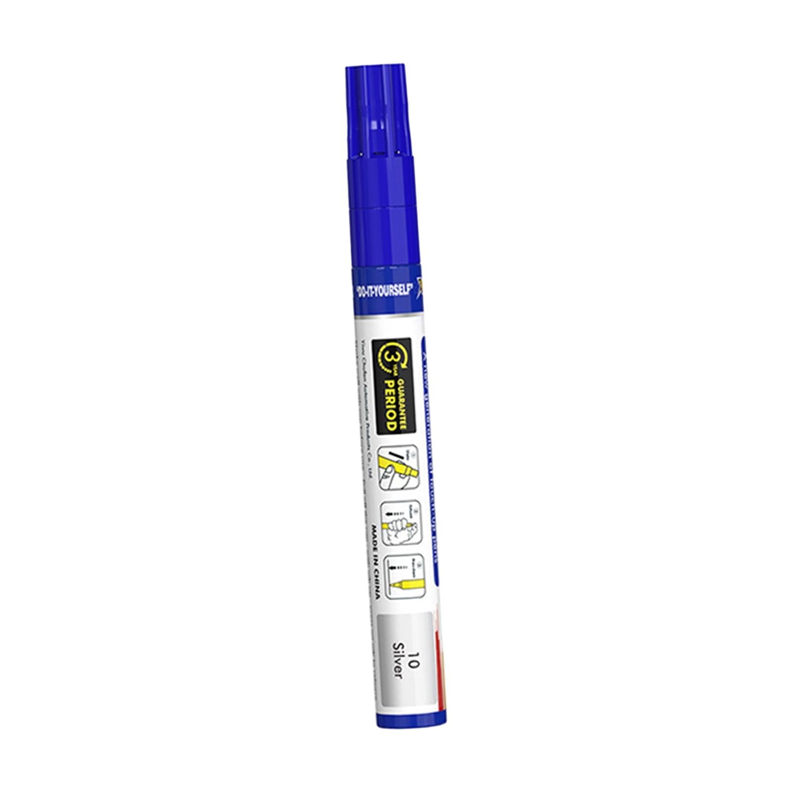 3xCar Touch up Paint Pen Waterproof Supplies Car Scratch Repair Pen Automobile Silver