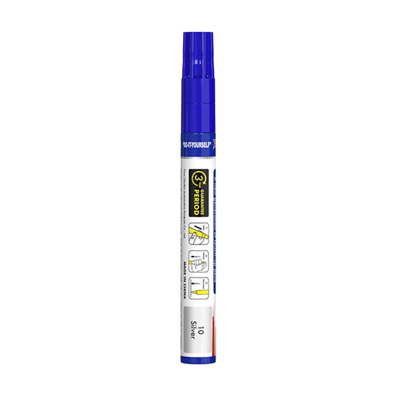 4xCar Touch up Paint Pen Waterproof Supplies Car Scratch Repair Pen Automobile Silver