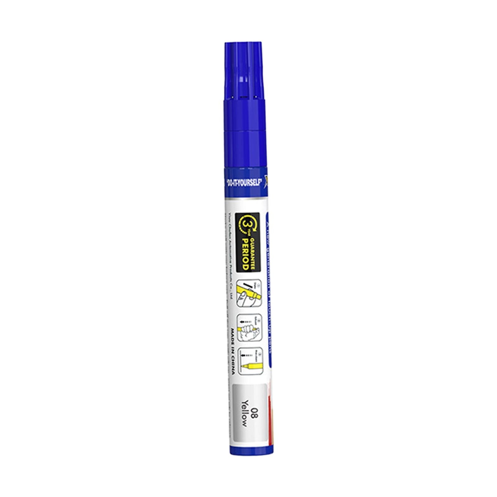 4xCar Touch up Paint Pen Waterproof Supplies Car Scratch Repair Pen Automobile Yellow