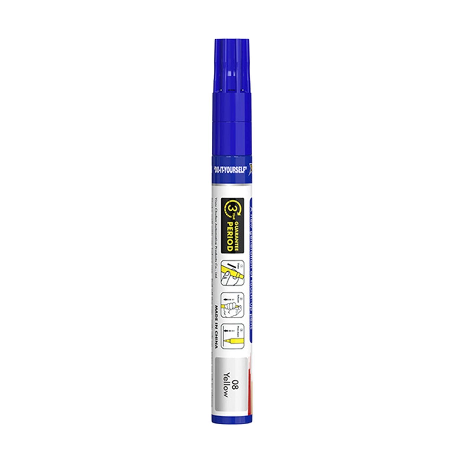 3xCar Touch up Paint Pen Waterproof Supplies Car Scratch Repair Pen Automobile Yellow