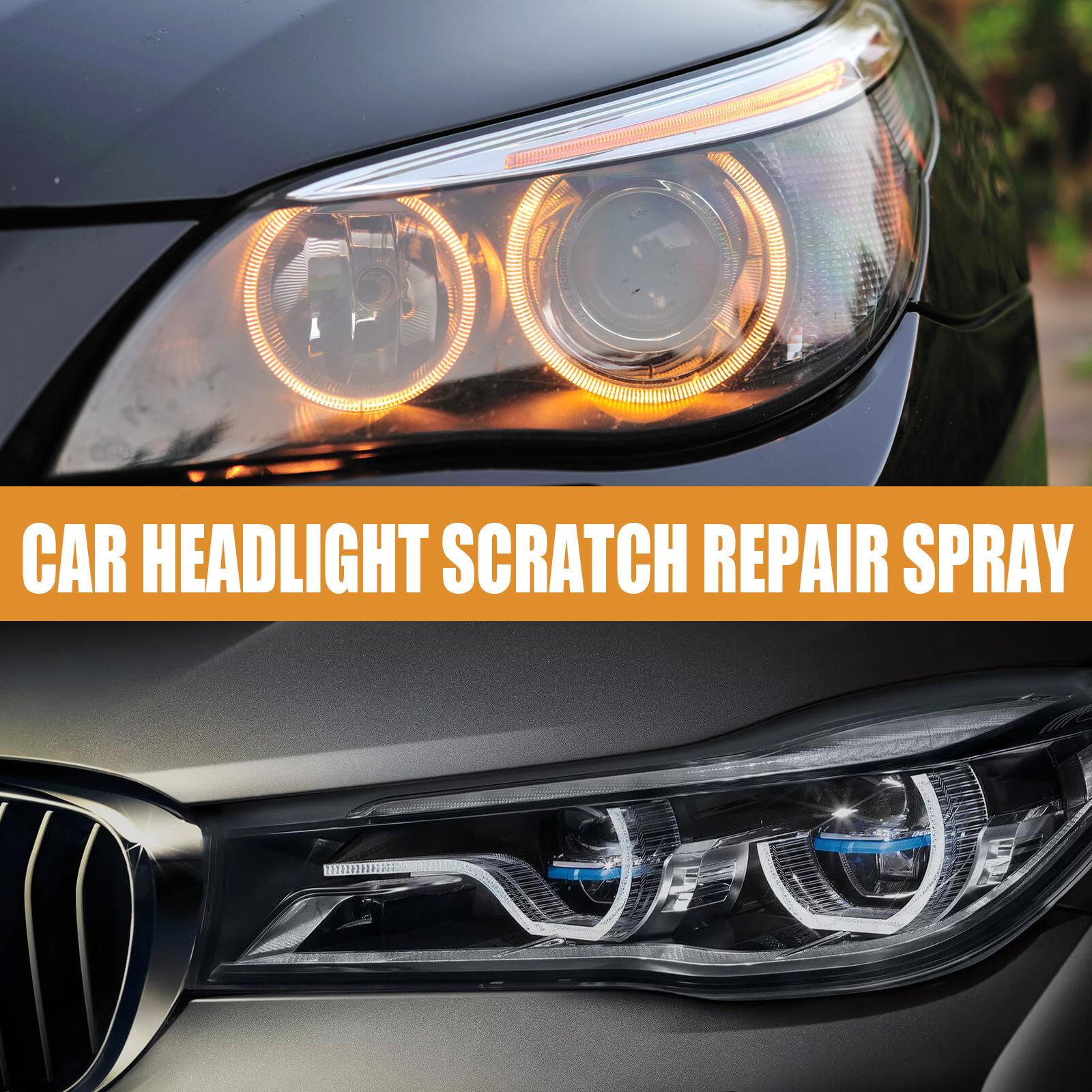 4xCar Headlight Scratch Repair Spray Polish Liquid Car Headlight Repair Fluid