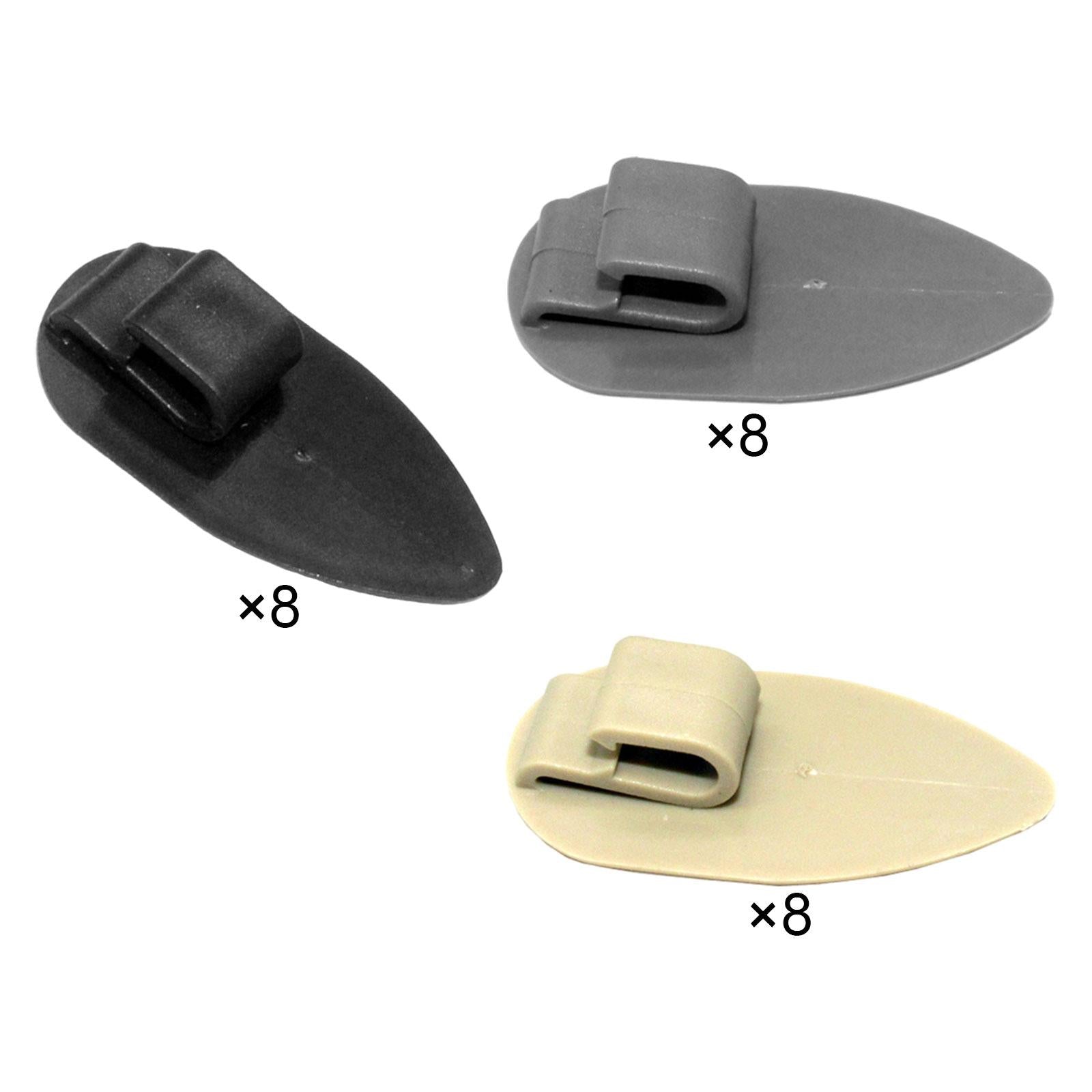 3x8x Car Floor Mat Clips Fixing Retainers for Car Mats Easy to Install