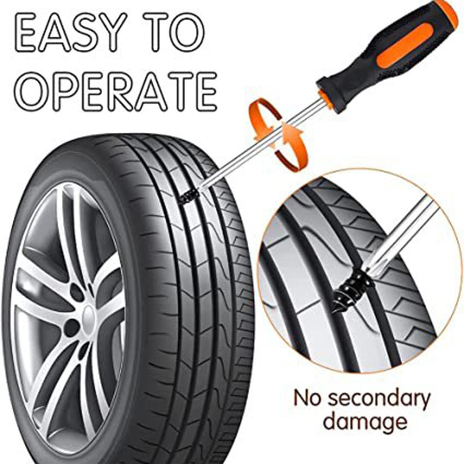 4xTire Repair Rubber Nails Portable Tire Plug for Motorcycles Auto Bikes S