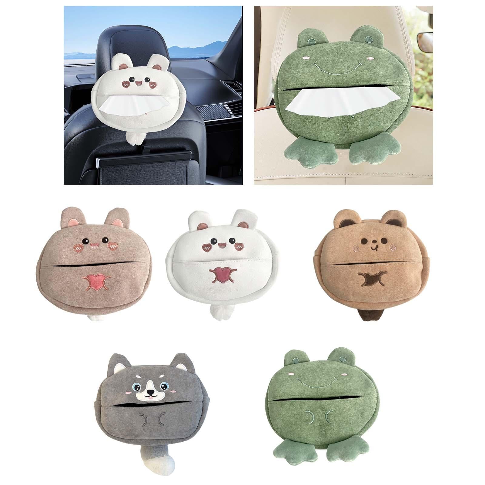 Cute Car Tissue Holder Soft Cartoon Car Tissue Holder for Bathroom Auto Style A