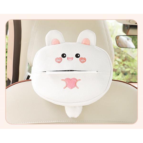 Cute Car Tissue Holder Soft Cartoon Car Tissue Holder for Bathroom Auto Style B