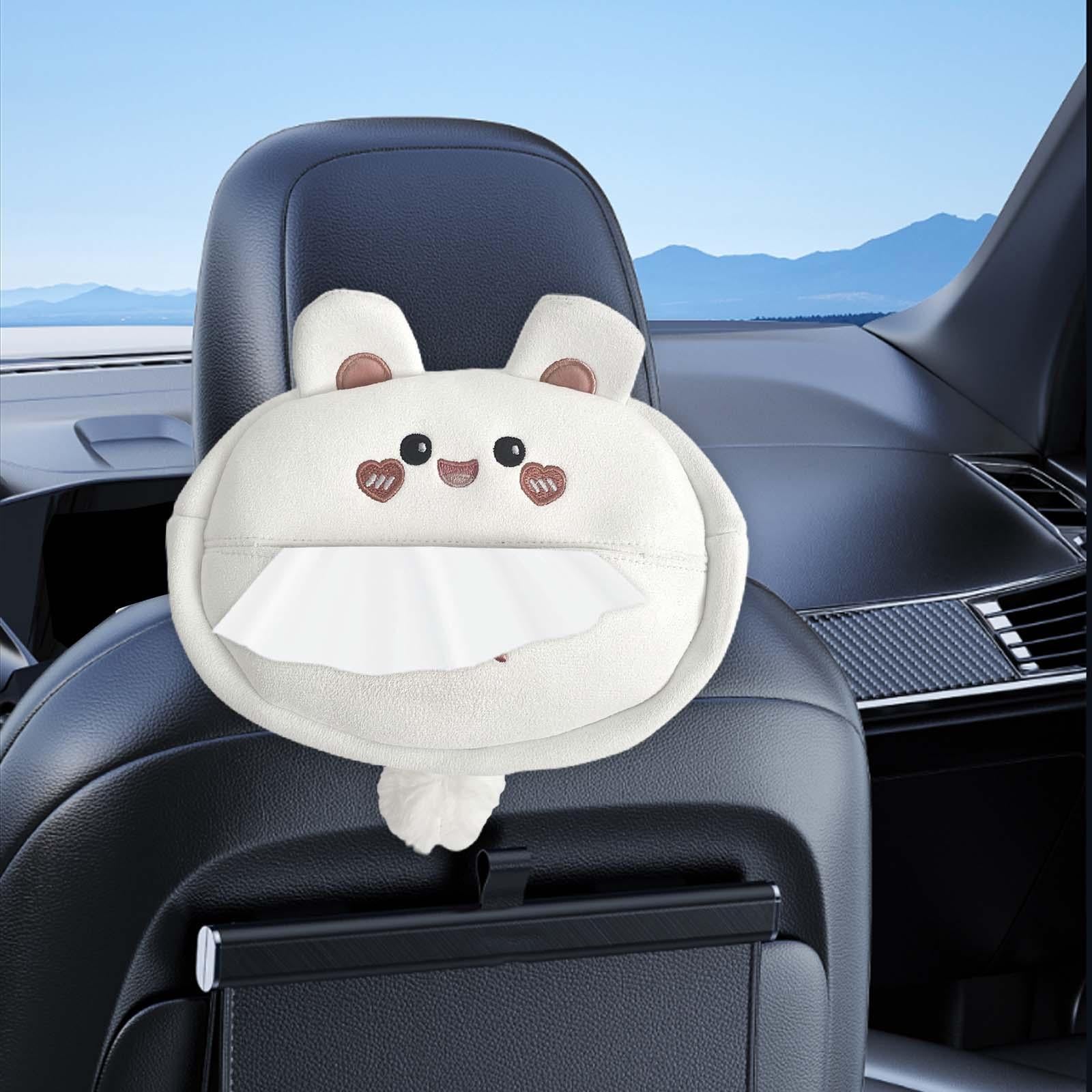Cute Car Tissue Holder Soft Cartoon Car Tissue Holder for Bathroom Auto Style B