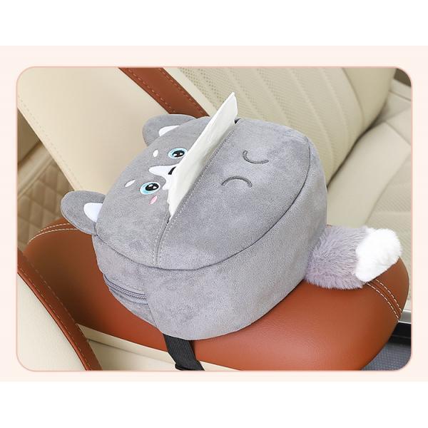 Cute Car Tissue Holder Soft Cartoon Car Tissue Holder for Bathroom Auto Style D