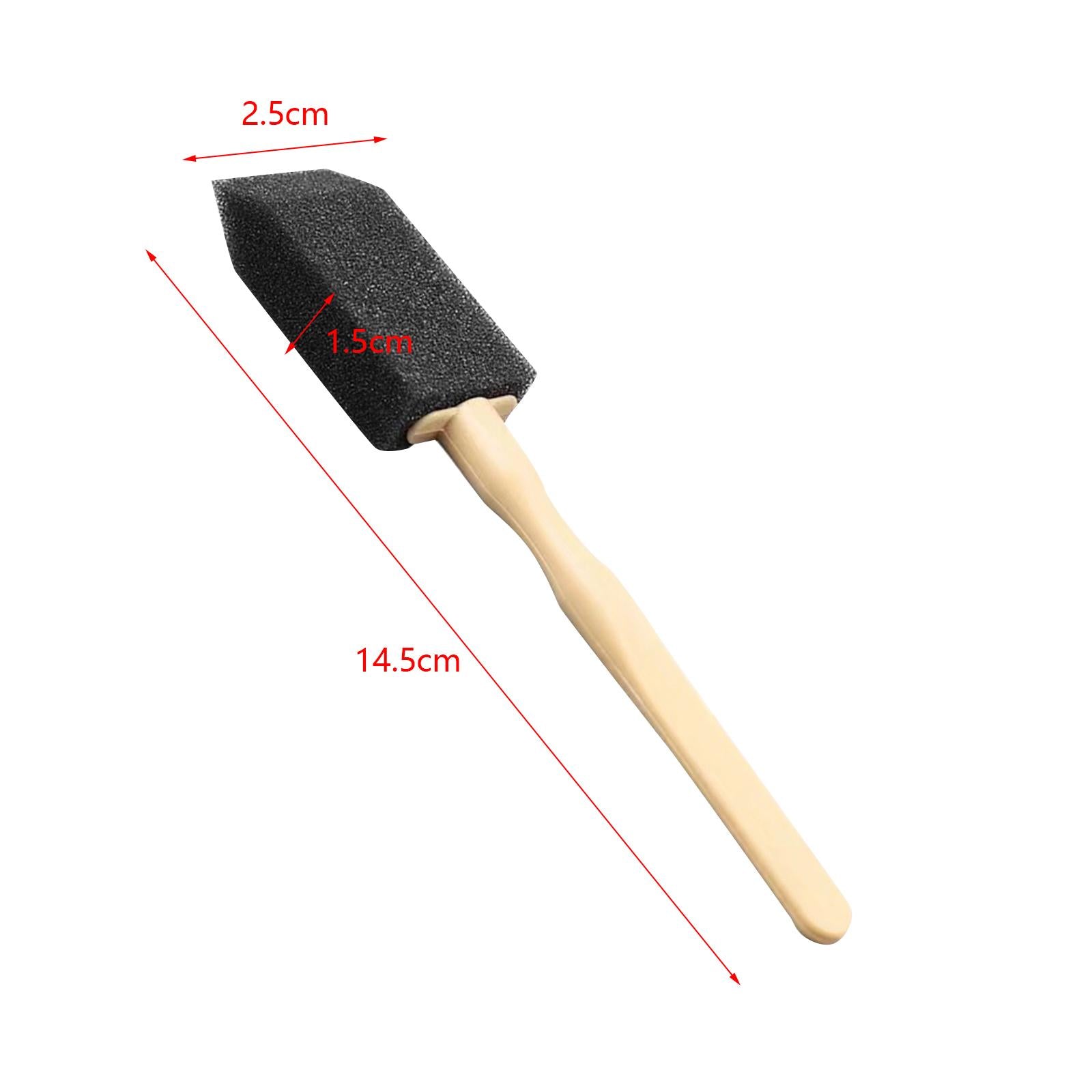3x5x Car Air Conditioner Vent Sponge Brush Car Grille Cleaner Detailing Brush