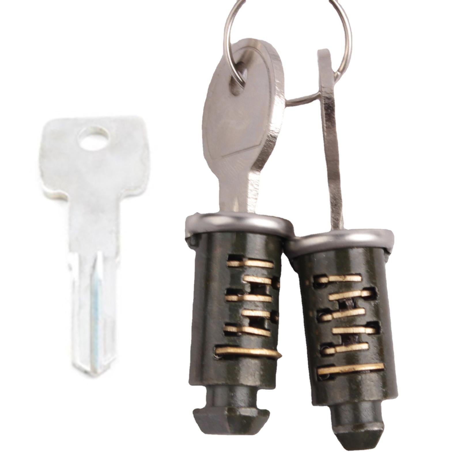 2xLock Cylindes Car Rack Parts Professional Rooftop Cargo Rack Locks Accessory