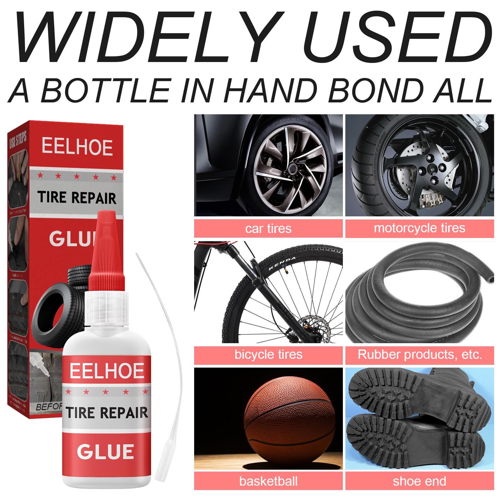 4xTire Repair Glue Durable Sole Repair Glue for Vehicles Belt Rubber Tube 30ml