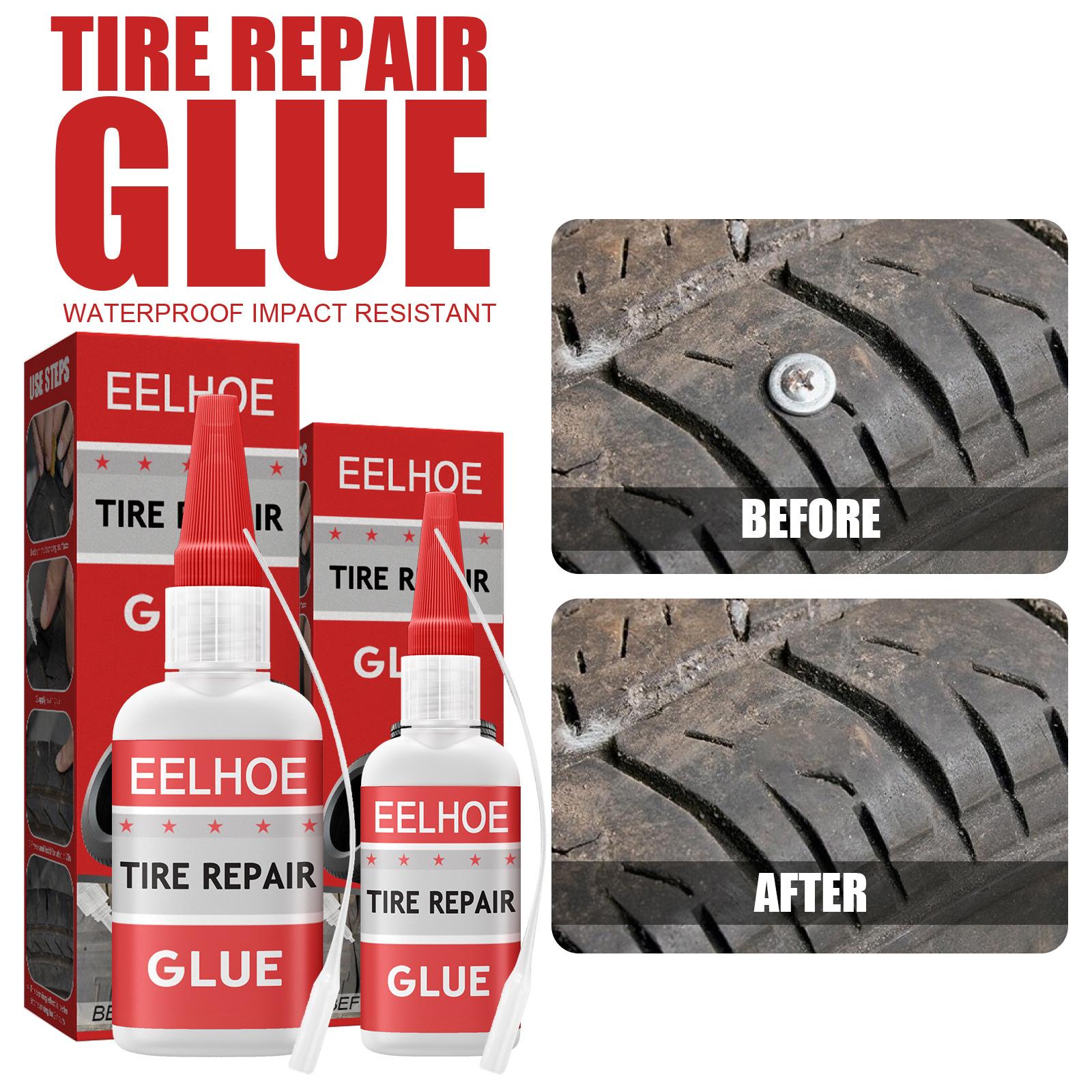 4xTire Repair Glue Durable Sole Repair Glue for Vehicles Belt Rubber Tube 30ml