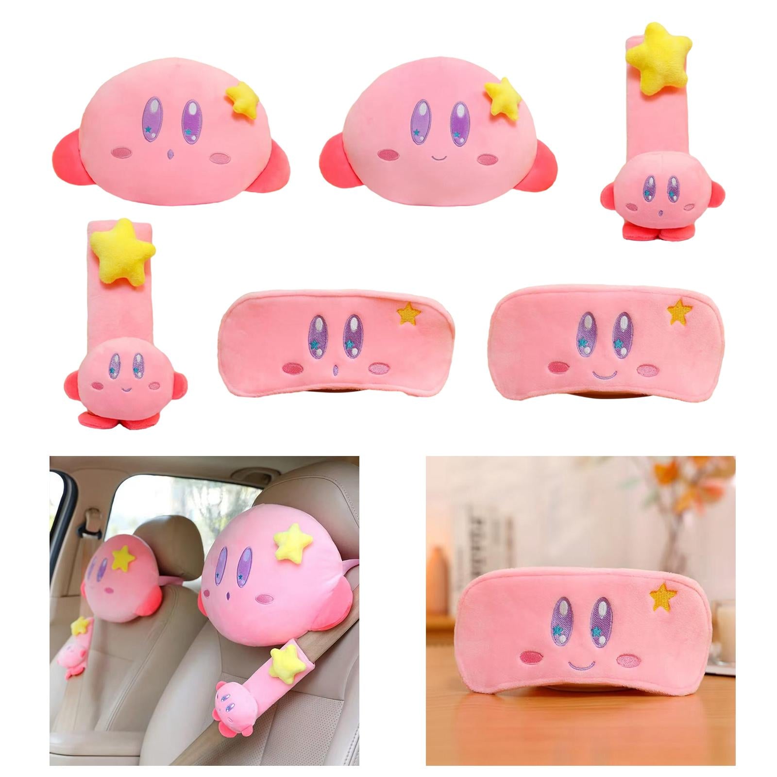 Car Neck Pillow Ergonomic Cervical Support for Kirby Attachment Vehicle O Shaped Mouth