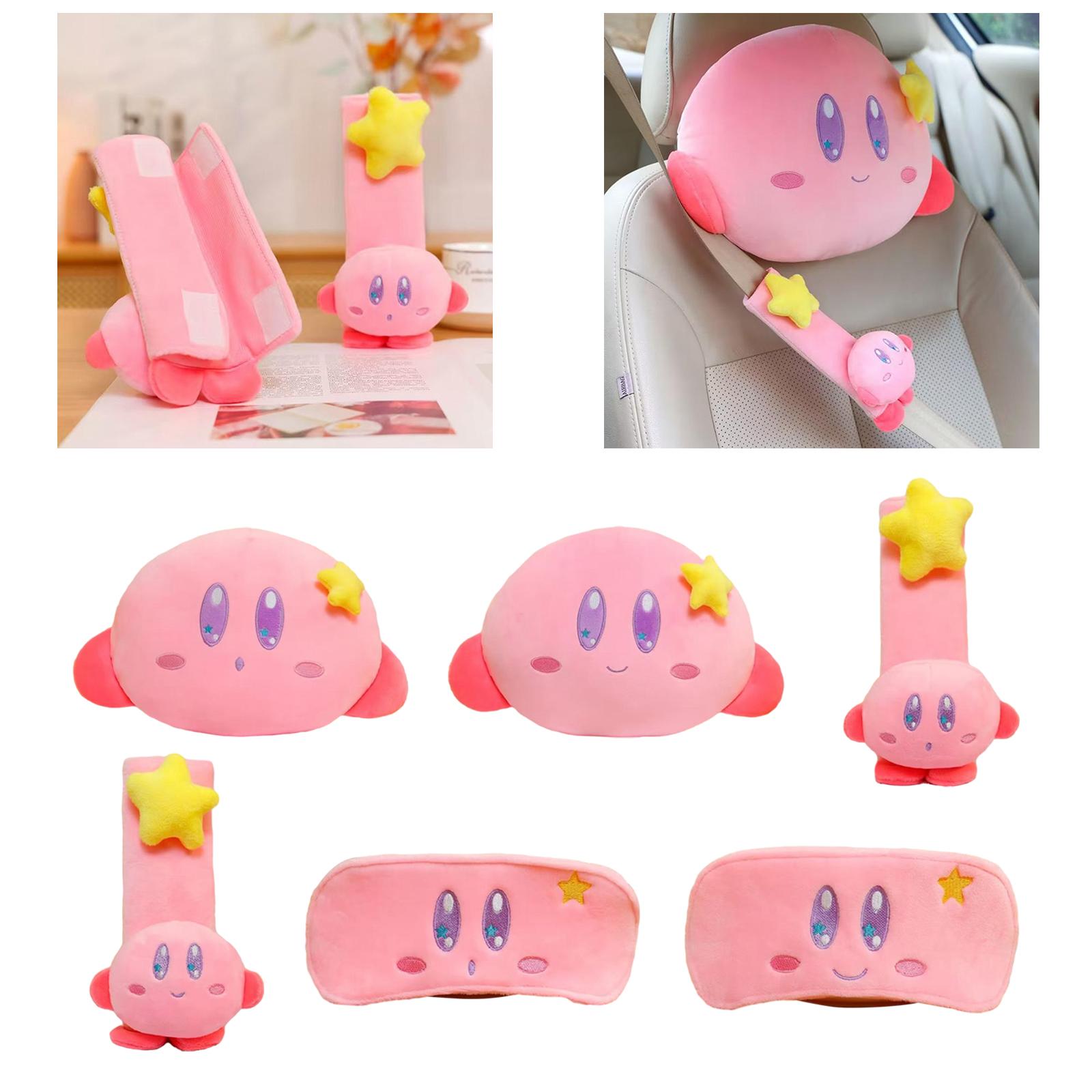 Car Neck Pillow Ergonomic Cervical Support for Kirby Attachment Vehicle O Shaped Mouth