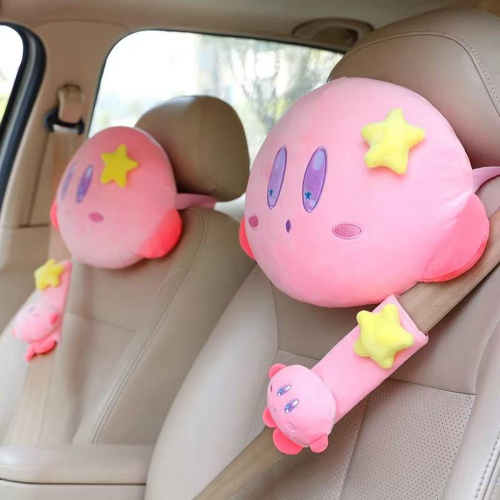 Car Neck Pillow Ergonomic Cervical Support for Kirby Attachment Vehicle O Shaped Mouth