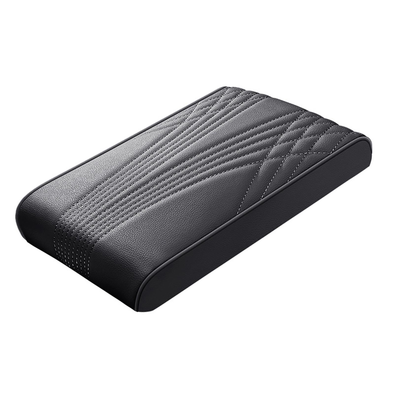 Car Center Console Cover Center Console Box Cushion Mat for Vehicle SUV Black