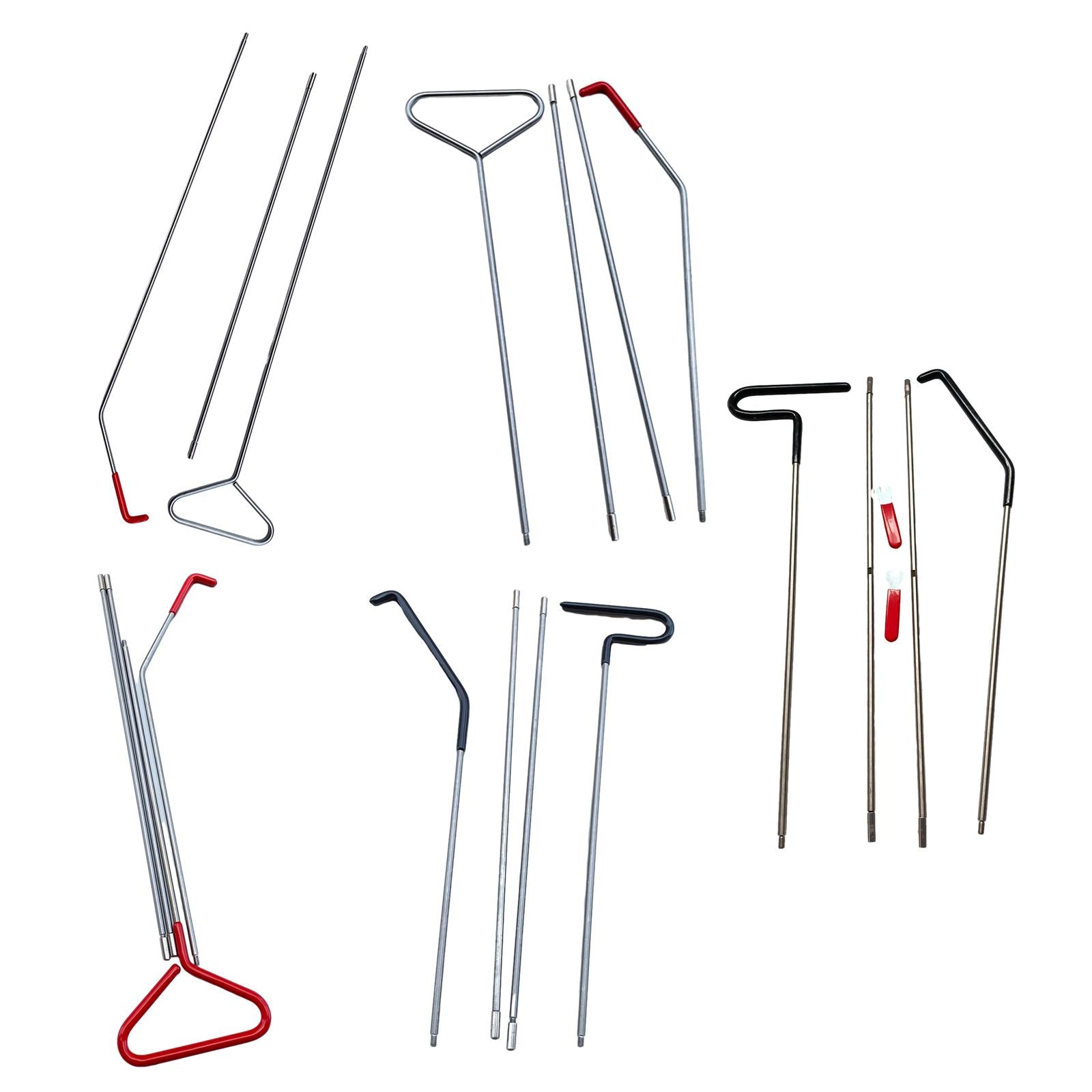 Car Access Long Reach Tool Set Interior Long Pins Puller Hook for Trucks A
