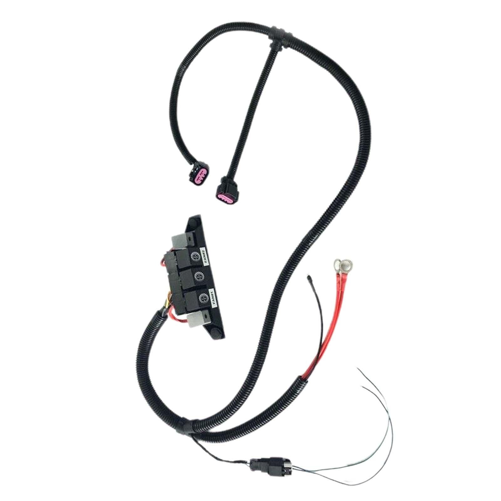 Dual Electric Fan Wiring Harness Kit 674-00923 for 1500 3500 Quality