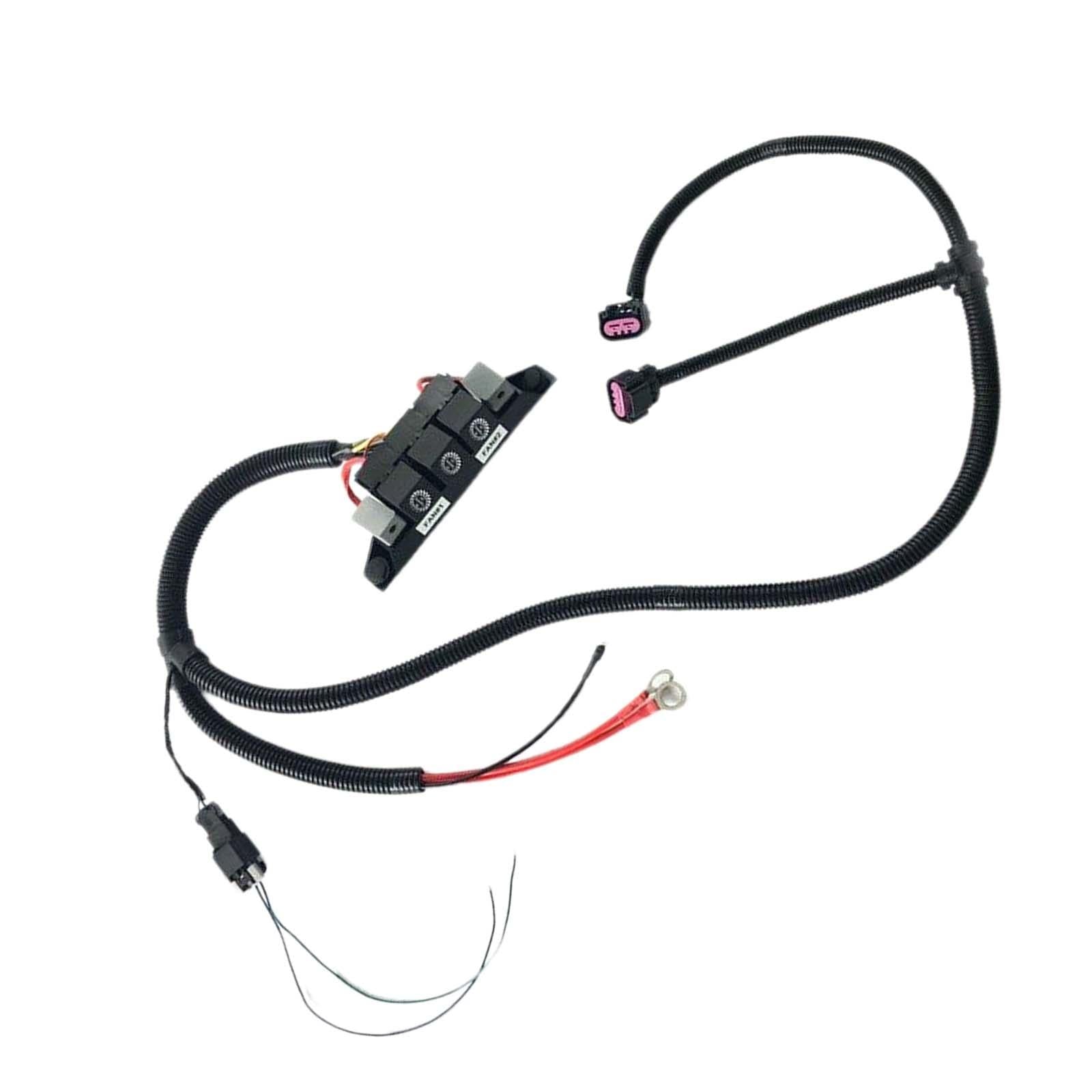 Dual Electric Fan Wiring Harness Kit 674-00923 for 1500 3500 Quality