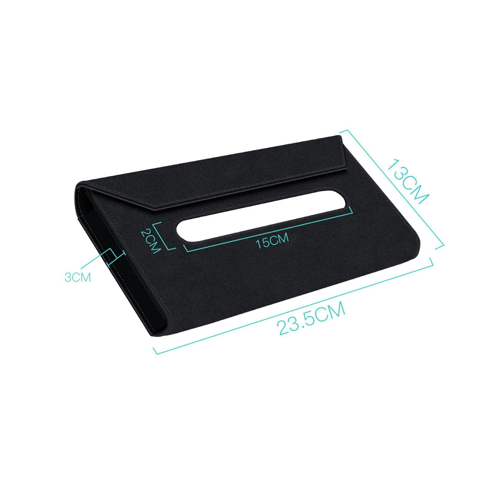 Sun Visor Napkin Holder Handy Car Visor Napkin Holder for Vehicle Truck Black