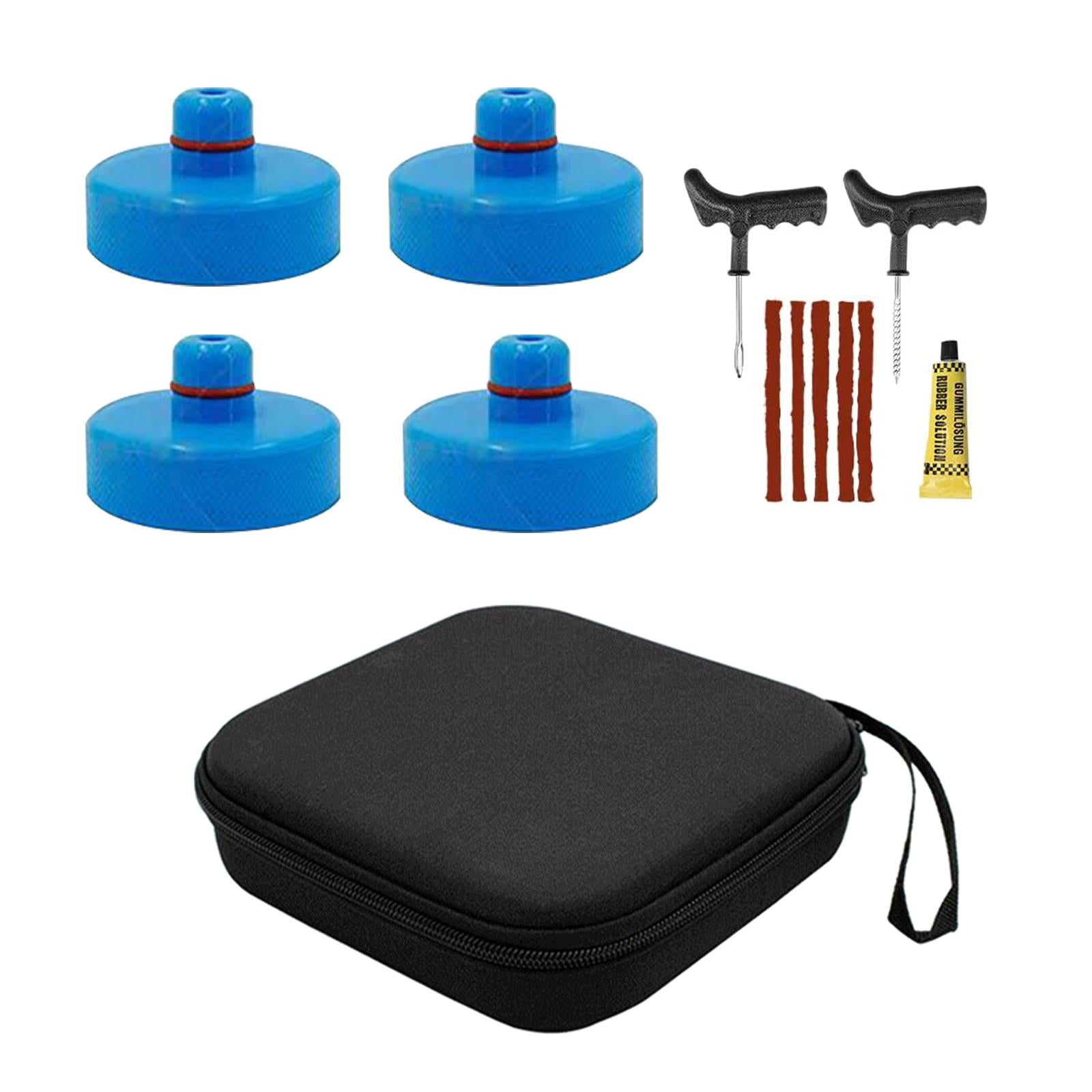 Lifting Jack Pad Car Jack Protective Jacket Pad for Tesla Model S Y 3 x Blue