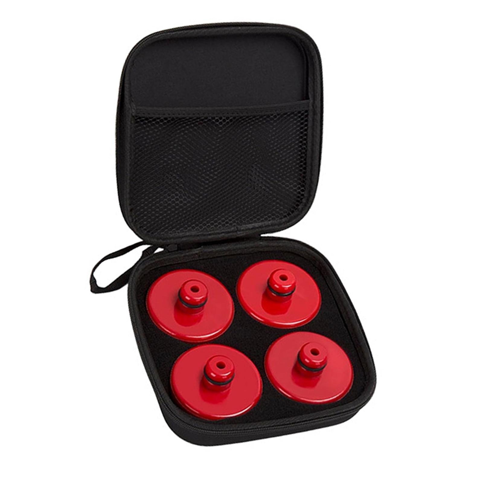 4Pcs Lifting Jack Pad Durable with Storage Case for Tesla Model S Y 3 x Red